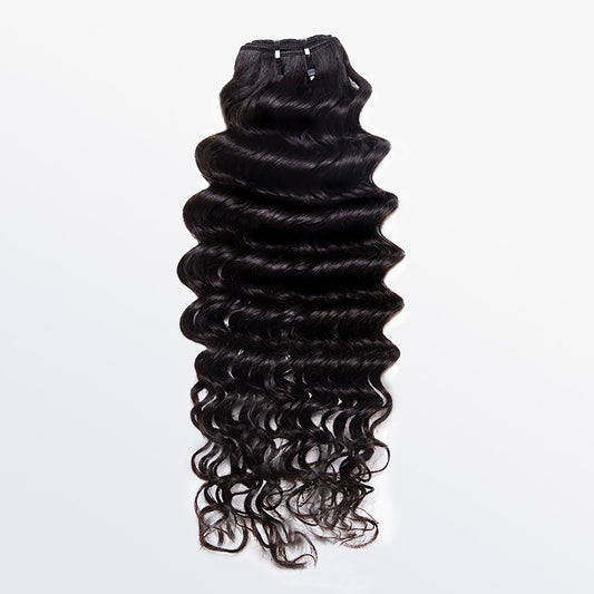 TedHair 14-26 Inches Raw Vietnam Hair Bundles Deep Wavy #1B Natural Black