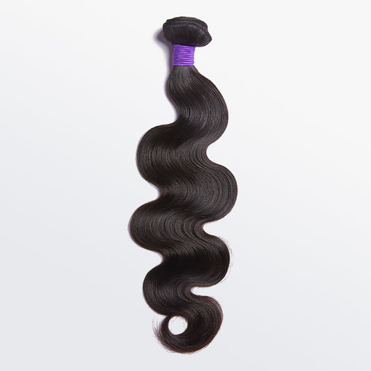 TedHair 10-30 Inch 12A Premium Raw Indian Hair Body Wavy #1B Natural Black|One Bundle