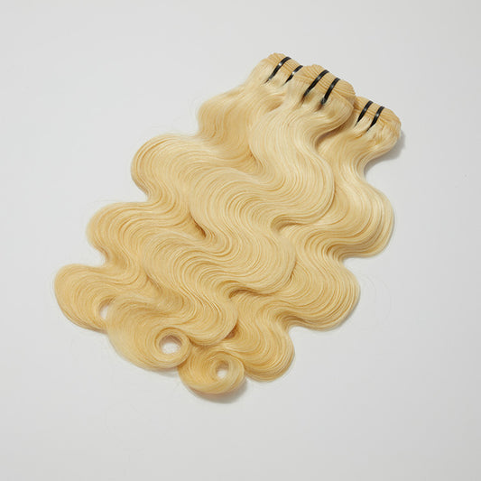TedHair 12-30 Inch 12A Raw Hair #613 Lightest Blonde Body Wavy