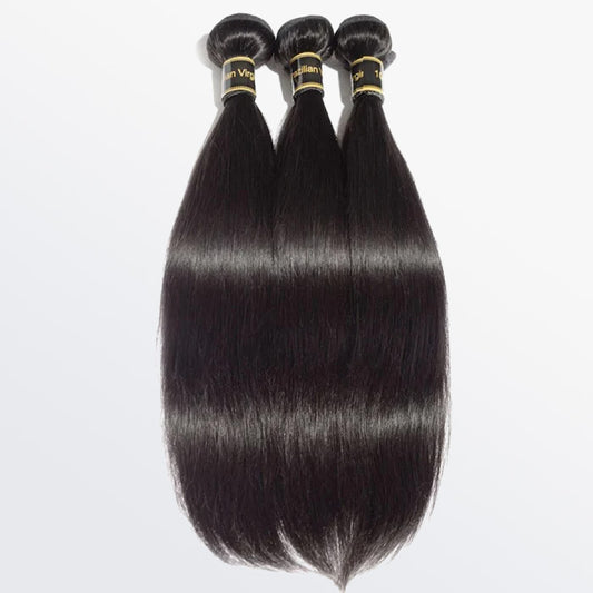 TedHair 10A 10/12/14 Virgin Hair Straight 3 Bundles Sample