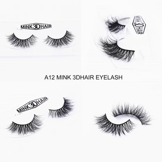 Tedhair 3D Mink Eye Lashes A12