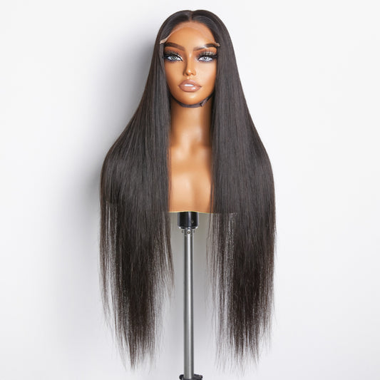 TedHair 5x5 Glueless Lace Closure Wig 180% Density Straight