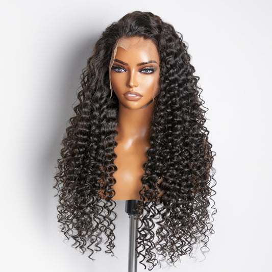 TedHair 200% Density 13x4 Full Frontal Lace Wig Deep Wave