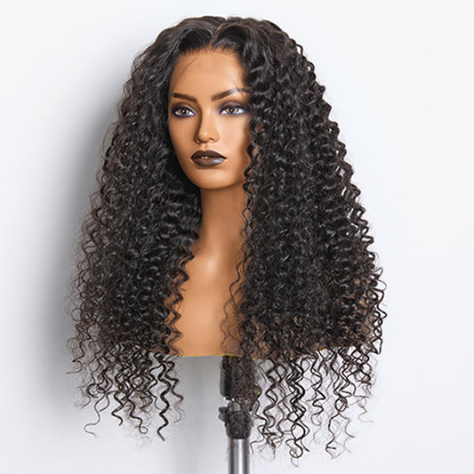 TedHair 180% Density HD 13x4 Full Frontal Lace Wig Deep Curly