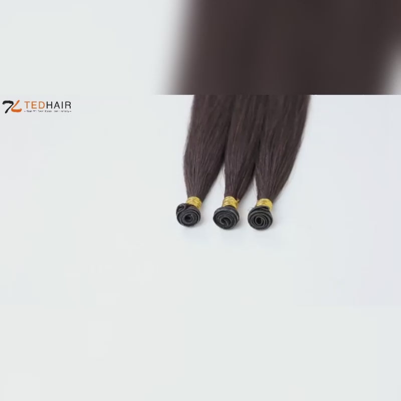 Tedhair 18-24 Inches Ultra Thin Straight Genius Weft Light #613 Lightest Blonde